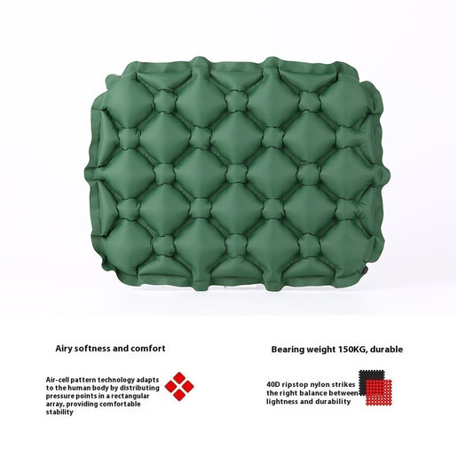 Outdoor Inflatable Camping Mattress – Waterproof Lightweight Travel Pad & Office Cushion